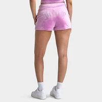 Juicy Couture Women's Luxe Velour Bling Shorts / Violet Tulle