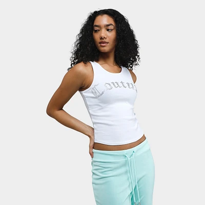 Juicy Couture Women's Fitted Tank / White