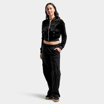 Juicy Couture Women's Cargo Bomber / Black