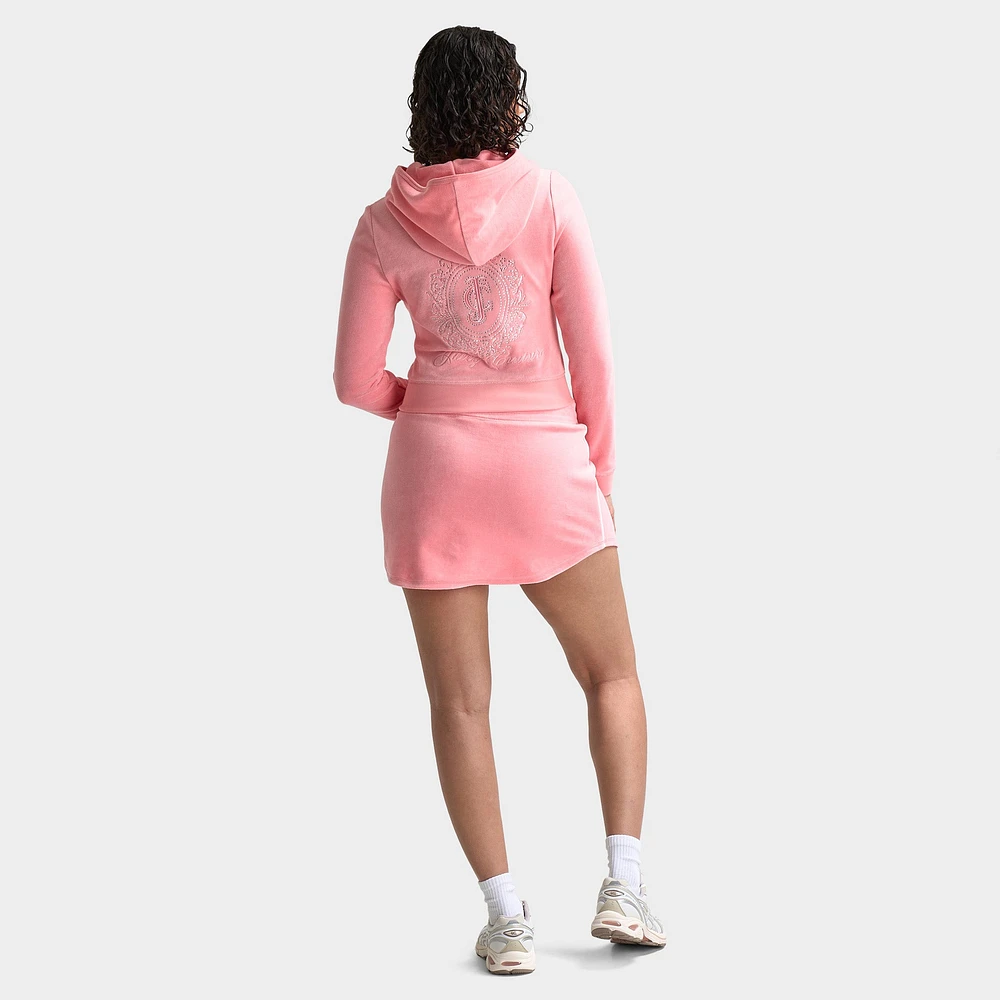 Juicy Couture Women's Heritage Cropped Track Jacket / Strawberry Ice