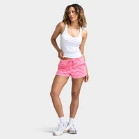 Juicy Couture Women's Embossed Velour Shorts / Hot Pink