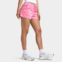 Juicy Couture Women's Embossed Velour Shorts / Hot Pink