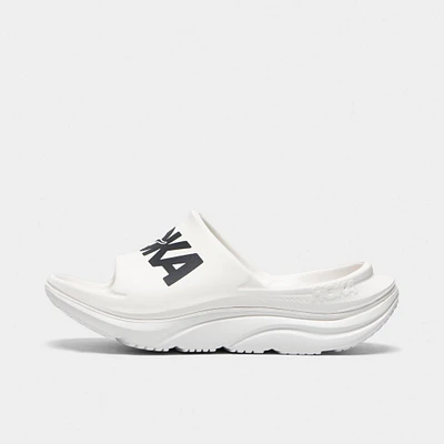 Hoka Women's Ora Athletic Slide Black / White