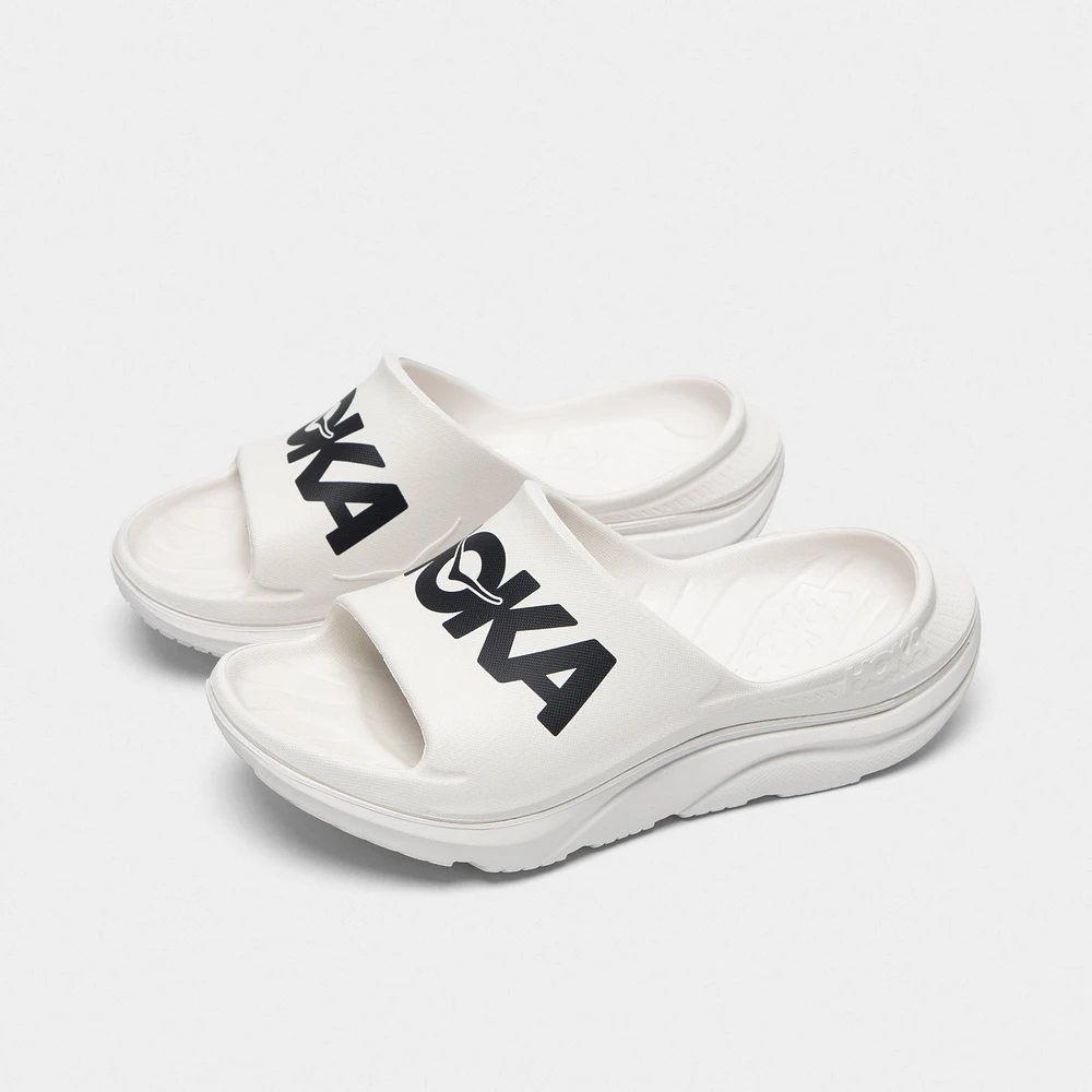 Hoka Women's Ora Athletic Slide Black / White