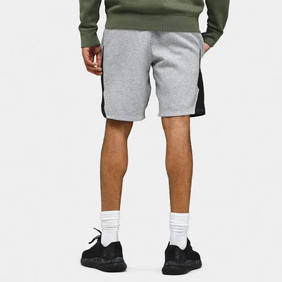 Under Armour Curry Splash Fleece Shorts Mod Grey Full Heather / Black