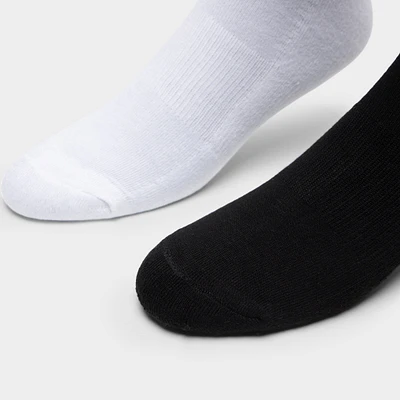 Sonneti Basic Quarter Socks 6-Pack White / Black