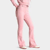 True Religion Wash Raw Edge Big T Track Pants / Candy Pink
