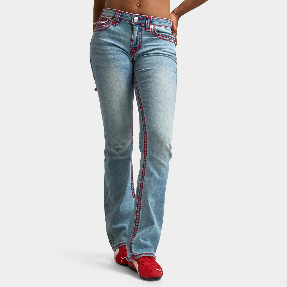 True Religion Women's Becca Midrise Bootcut Flap Super T / Nominated