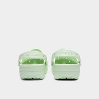 Crocs Women's Classic Floral Cut Out Clog / Jade Tint