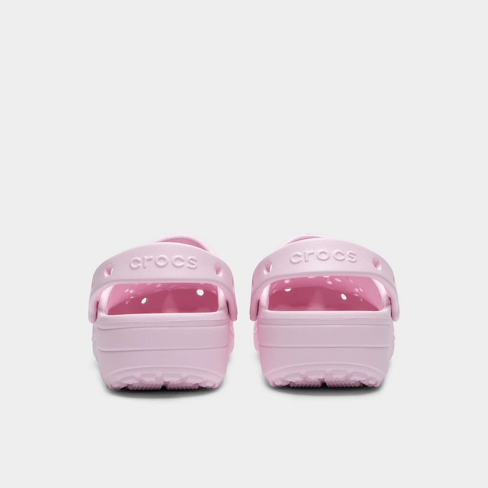 Crocs Women's Classic Floral Cut Out Clog / Pink Milk