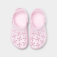 Crocs Women's Classic Floral Cut Out Clog / Pink Milk