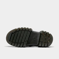 Dr Martens Women's Ricki Nappa Lux 3-Strap Sandal / Black