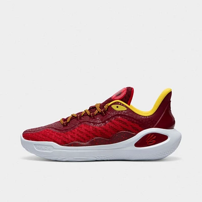 Under Armour Curry 11 Red / Orange - White