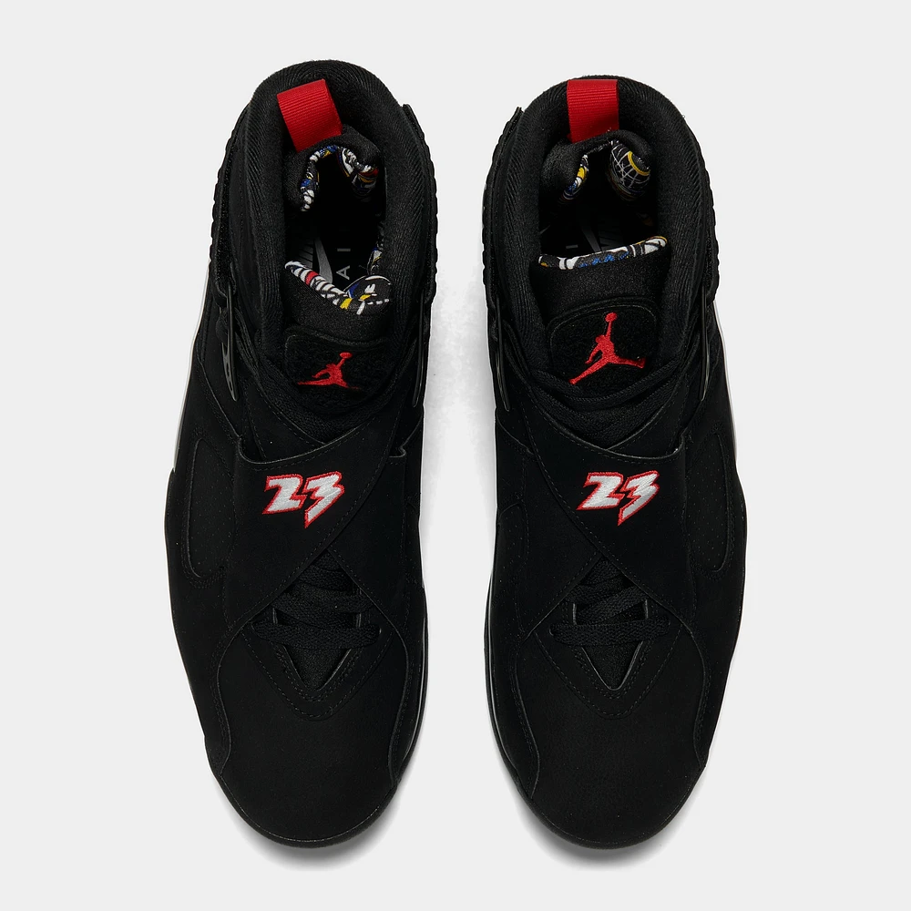 Jordan 8 Retro Black / True Red - White