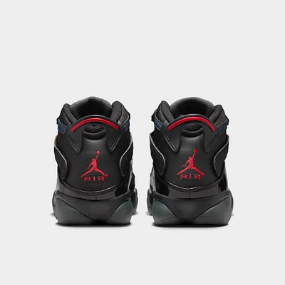 Jordan 6 Rings Black / Fire Red - Anthracite