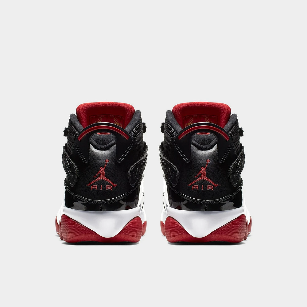 Jordan 6 Rings Black / Varsity Red - White