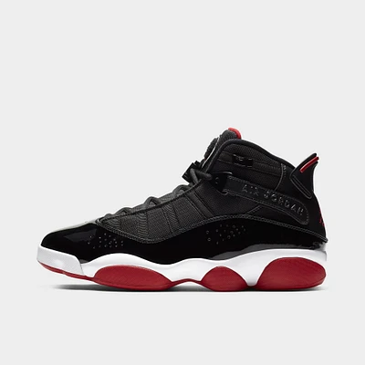 Jordan 6 Rings Black / Varsity Red - White
