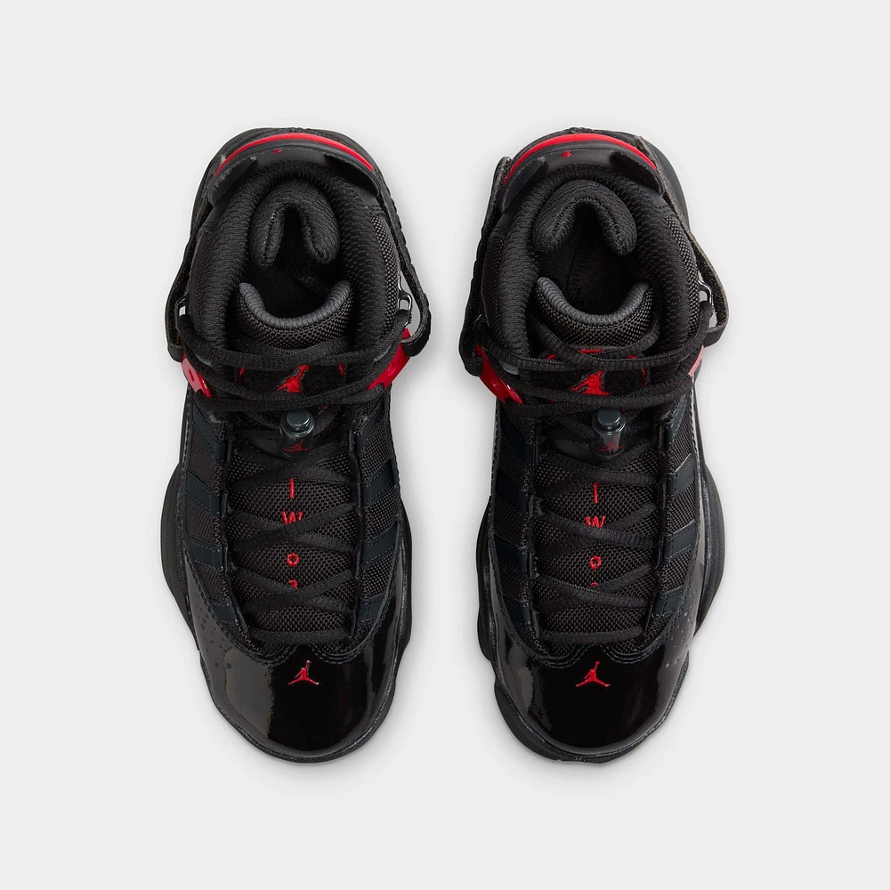 Jordan 6 Rings GS Black / Fire Red - Anthracite