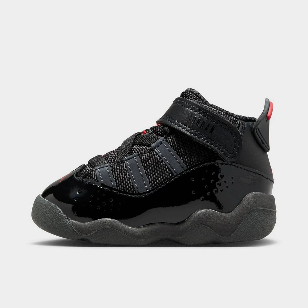Jordan 6 Rings TD Black / Fire Red - Anthracite