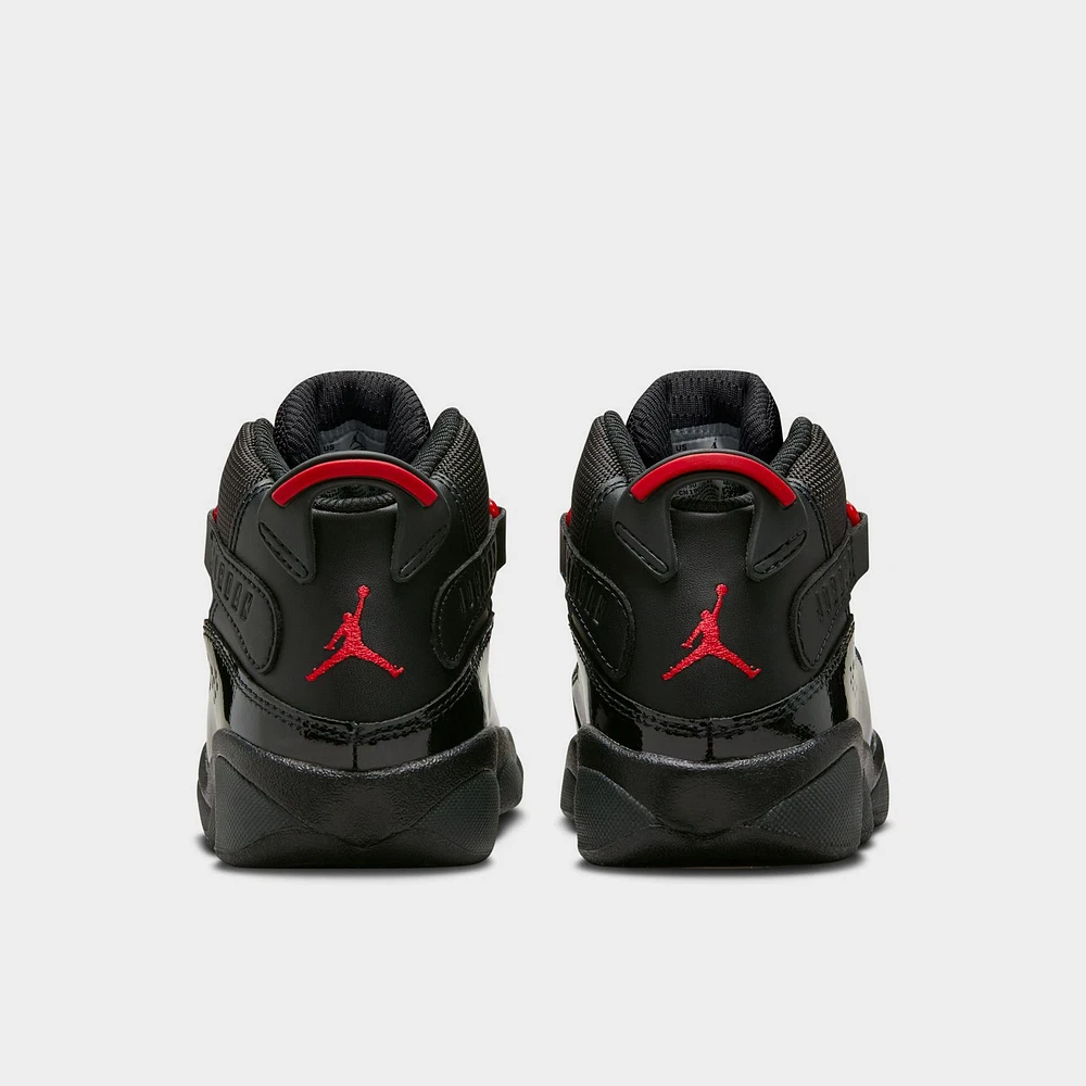 Jordan 6 Rings PS Black / Fire Red - Anthracite