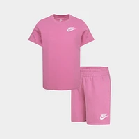 Nike Children's Club T-Shirt & Shorts Set / Magic Flamingo