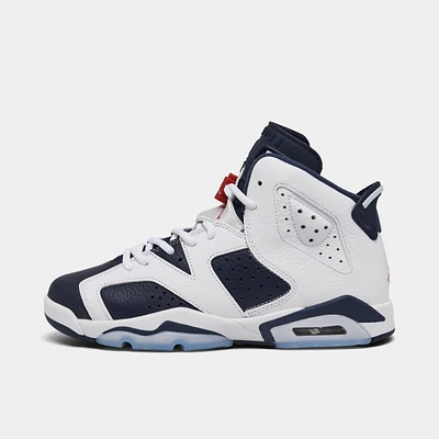 Jordan 6 Retro GS White / Varsity Red - Midnight Navy