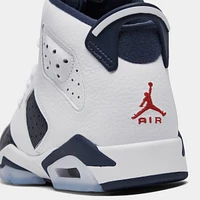 Jordan 6 Retro GS White / Varsity Red - Midnight Navy