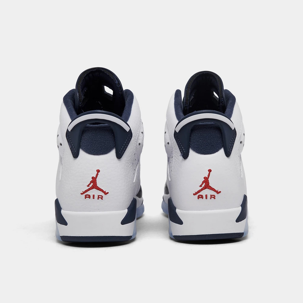 Jordan 6 Retro GS White / Varsity Red - Midnight Navy