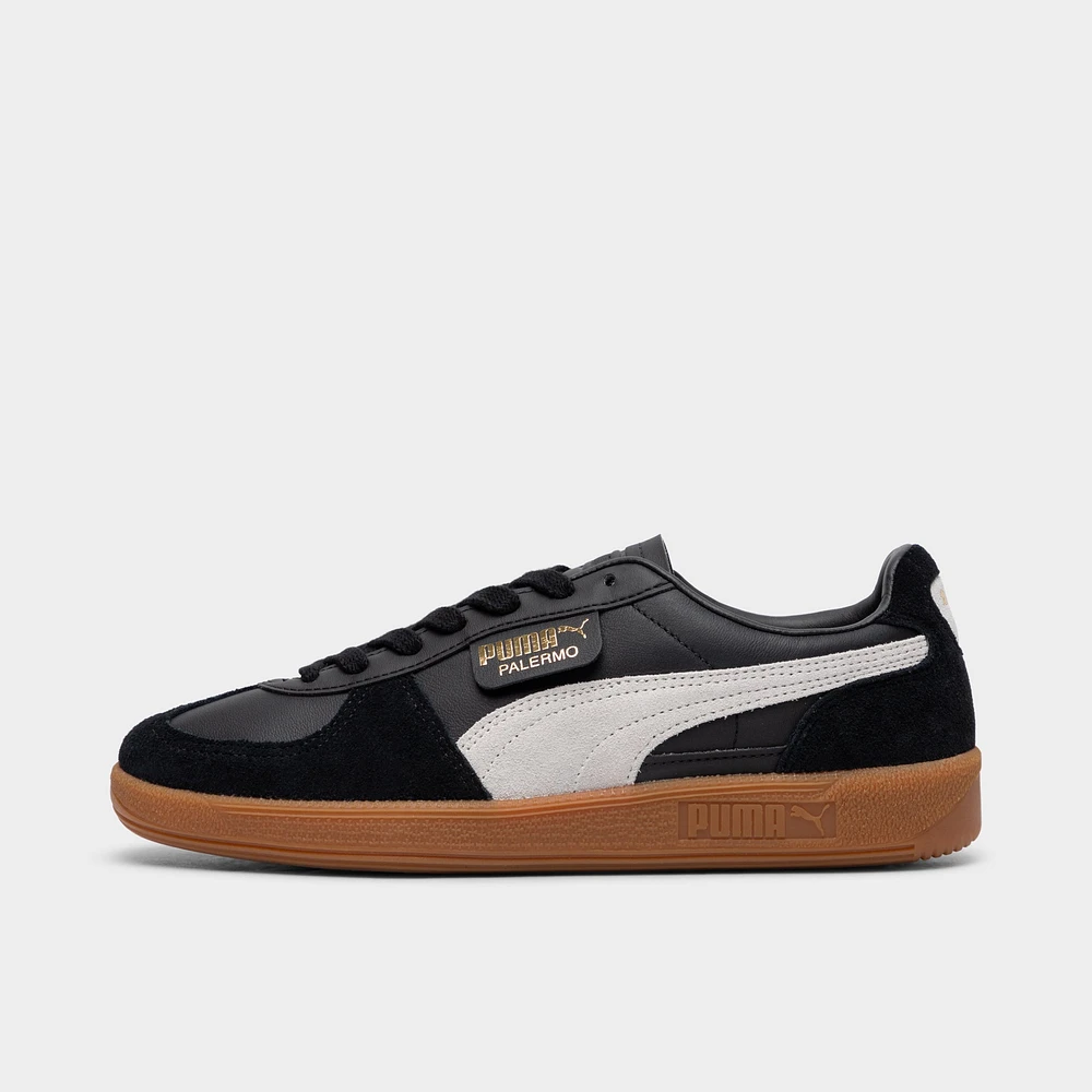 Puma Palermo Leather Black / Feather Grey - Gum