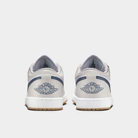 Jordan 1 Low White / Midnight Navy - Neutral Grey