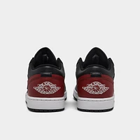 Jordan 1 Low Black / Varsity Red - Summit White