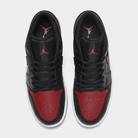 Jordan 1 Low Black / Varsity Red - Summit White