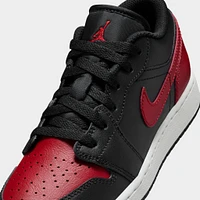 Jordan 1 Low GS Black / Varsity Red - Summit White