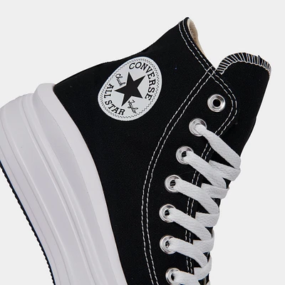 Converse Women's Chuck Taylor All Star Move Hi Black / Natural Ivory - White