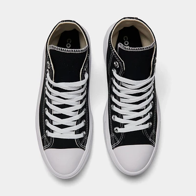 Converse Women's Chuck Taylor All Star Move Hi Black / Natural Ivory - White