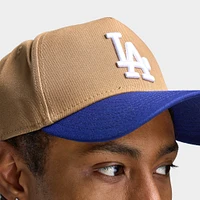 New Era Los Angeles Dodgers 9FORTY AF Snapback Khaki / Navy
