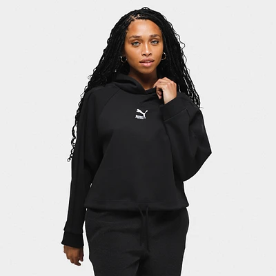 Puma Women's T7 Pullover Hoodie / Black