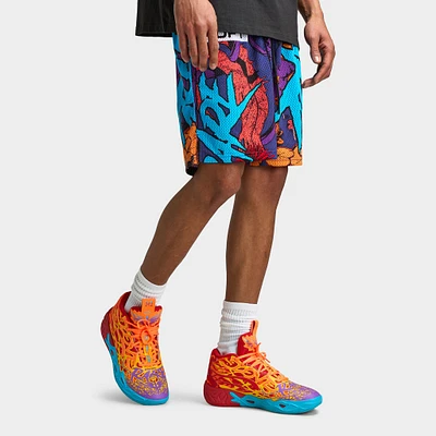 Puma x LaMelo Ball Phoenix Shorts / Blue Crystal AOP