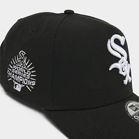 New Era Chicago World Series Champion White Sox 9FORTY A-Frame  Black / White