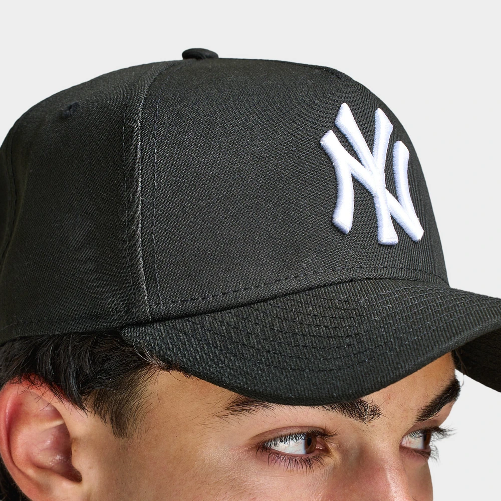 New Era New York Yankees 9FORTY A-Frame Black / White