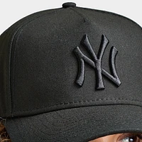 New Era New York Yankees 9FORTY A-Frame Black / Black