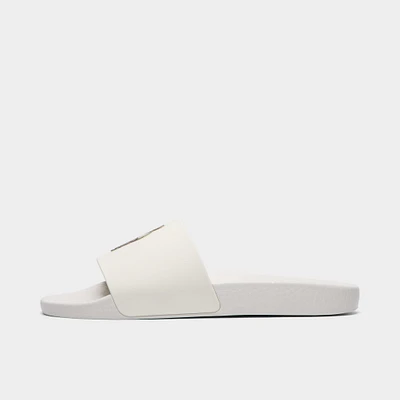 Ralph Lauren Polo Slides / White Bear