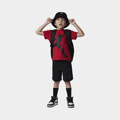Jordan Child Boys' Jumbo Jumpman Shorts Set / Black