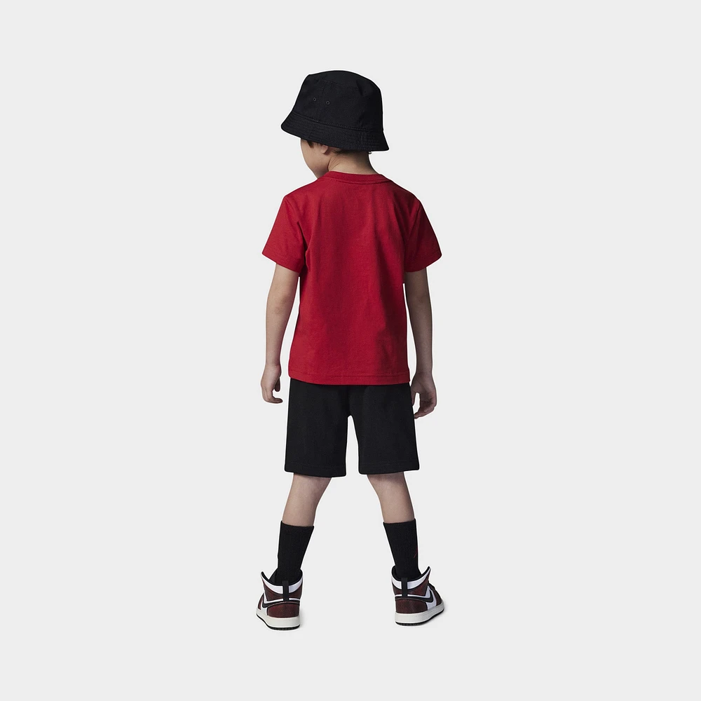 Jordan Child Boys' Jumbo Jumpman Shorts Set / Black