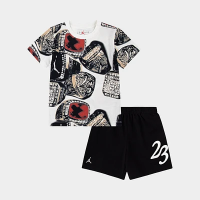 Jordan Child Boys' MVP Ring Shorts Set / Black