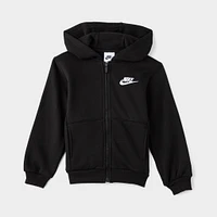 Nike Sportswear Child Boys' Club Fleece Full Zip Hoodie / Black