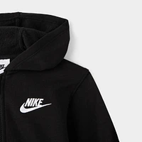 Nike Sportswear Child Boys' Club Fleece Full Zip Hoodie / Black