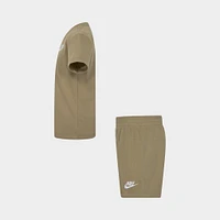 Nike Children's Club T-Shirt & Shorts Set / Parachute Beige