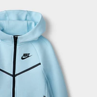 Nike Sportswear Children's Tech Fleece Full Zip Hoodie Set / Glacier Blue