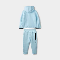 Nike Sportswear Children's Tech Fleece Full Zip Hoodie Set / Glacier Blue